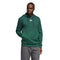 FQ0157 Men's Team Issue pullover Hood Dark Green/White Size XL - Like New