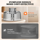 PAWTNERS PUMPLESS AUTOMATIC PET WATER FOUNTAIN STAINLESS STEEL 108OZ/3.2L - Like New
