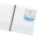 AVERY SELF-ADHESIVE CD/DVD TOP LOAD STORAGE PAGES CLEAR 73721 - PACK OF 10 - Brand New
