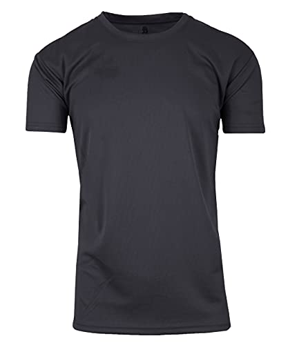 GALAXY BY HARVIC MEN'S PERFORMANCE ACTIVE SHORT SLEEVE & MUSCLE TEE - SIZE L - Brand New
