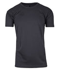 GALAXY BY HARVIC MEN MEDIUM PERFORMANCE MOISTURE WICKING ACTIVE MUSCLE TEE BLACK - Brand New