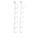 STORESMITH OVER DOOR STORAGE HOOK 2-PACK WHITE - WHITE - Like New