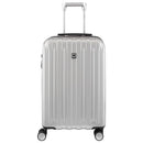 DELSEY PARIS TITANIUM HARDSIDE EXPANDABLE LUGGAGE CARRY-ON 21 INCH - SILVER - Brand New