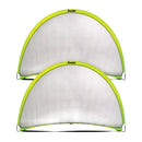 BLACKHAWK 4'X3' BLACKHAWK POP UP SOCCER GOAL SET WITH CARRY BAG - OPTIC YELLOW - Like New