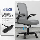 MIMOGLAD OFFICE CHAIR, ERGONOMIC DESK CHAIR, HIGH BACK MESH COMPUTER - GRAPHITE - Like New