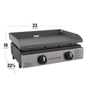 Blackstone 1666 22” Tabletop Griddle with Stainless Steel Faceplate - Black - Brand New
