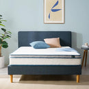 ZINUS 8 INCH SPRING SENSATION HYBRID MATTRESS QUEEN ZU-MSSA1IZI-08Q - BLUE - Like New