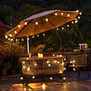 MLAMBERT 50FT LED OUTDOOR STRING LIGHTS G40 GLOBE DIMMABLE PATIO - BLACK - Like New