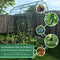 7 FT. EXTRA TALL POLYETHYLENE COATED STAINLESS STEEL GARDEN ARCH TRELLIS - BLACK - Like New