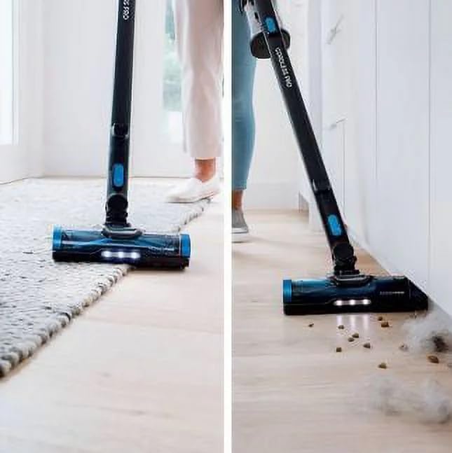 Shark Pro Lightweight Cordless Vacuum PowerFins Self-Cleaning IZ531H - Blue - Like New