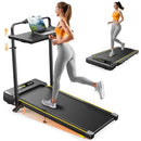 ACEZOE 3 IN 1 UNDER DESK TREADMILL WITH INCLINE 300LBS CAPACITY - BLACK/ GRAY - Like New