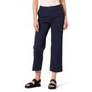 AMAZON ESSENTIALS WOMEN'S HIGH-RISE WIDE LEG KHAKI PANT SIZE: 8 COLOR: NAVY - Like New