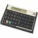 HP 12C FINANCIAL CALCULATOR - SIZE 2 INCHES - BLACK/GOLD Like New