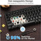 RK ROYAL KLUDGE Swappable Mechanical Keyboard Blue Backlight RK96 - Black Like New