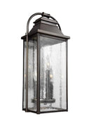 Feiss OL13200PDB Wellsworth 3 Light Outdoor Small Wall Lantern - Brass - Brand New
