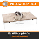 K&H PET PRODUCTS DOG COT PAD PILLOW-TOP COMFORT BED FOR K&H XL ELEVATED DOG BEDS - Brand New