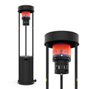 TERRA HIKER 55000 BTUS OUTDOOR PATIO COMMERCIAL GAS HEATER, WHEELS - BLACK - Like New