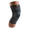 MCDAVID KNEE COMPRESSION KNIT SLEEVE GEL BUTTRESS SMALL/MEDIUM - GRAY/BLACK/RED - Like New