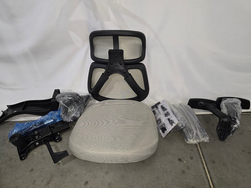 SYTAS ERGONOMIC OFFICE CHAIR HIGH BACK MESH DESK CHAIR WITH LUMBAR SUPPORT- GRAY - Like New