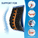 GENERIC BACK STRETCHER FOR LOWER BACK PAIN RELIEF - BLACK/BLUE - Like New