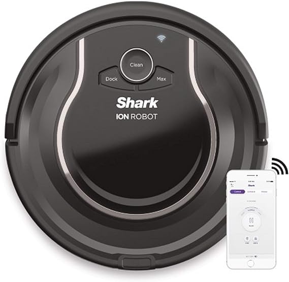 Shark ION Robot Vacuum R75 with Wi-Fi (RV750) - Black Like New