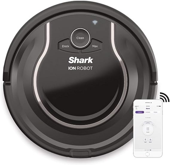 Shark ION Robot Vacuum R75 with Wi-Fi (RV750) - Black - Like New