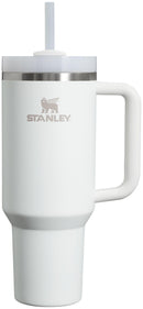 STANLEY QUENCHER H2.0 TUMBLER WITH HANDLE AND STRAW 40 OZ 10-12574-001 - FROST - Like New