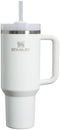 STANLEY QUENCHER H2.0 TUMBLER WITH HANDLE AND STRAW 40 OZ 10-12574-001 - FROST - Like New