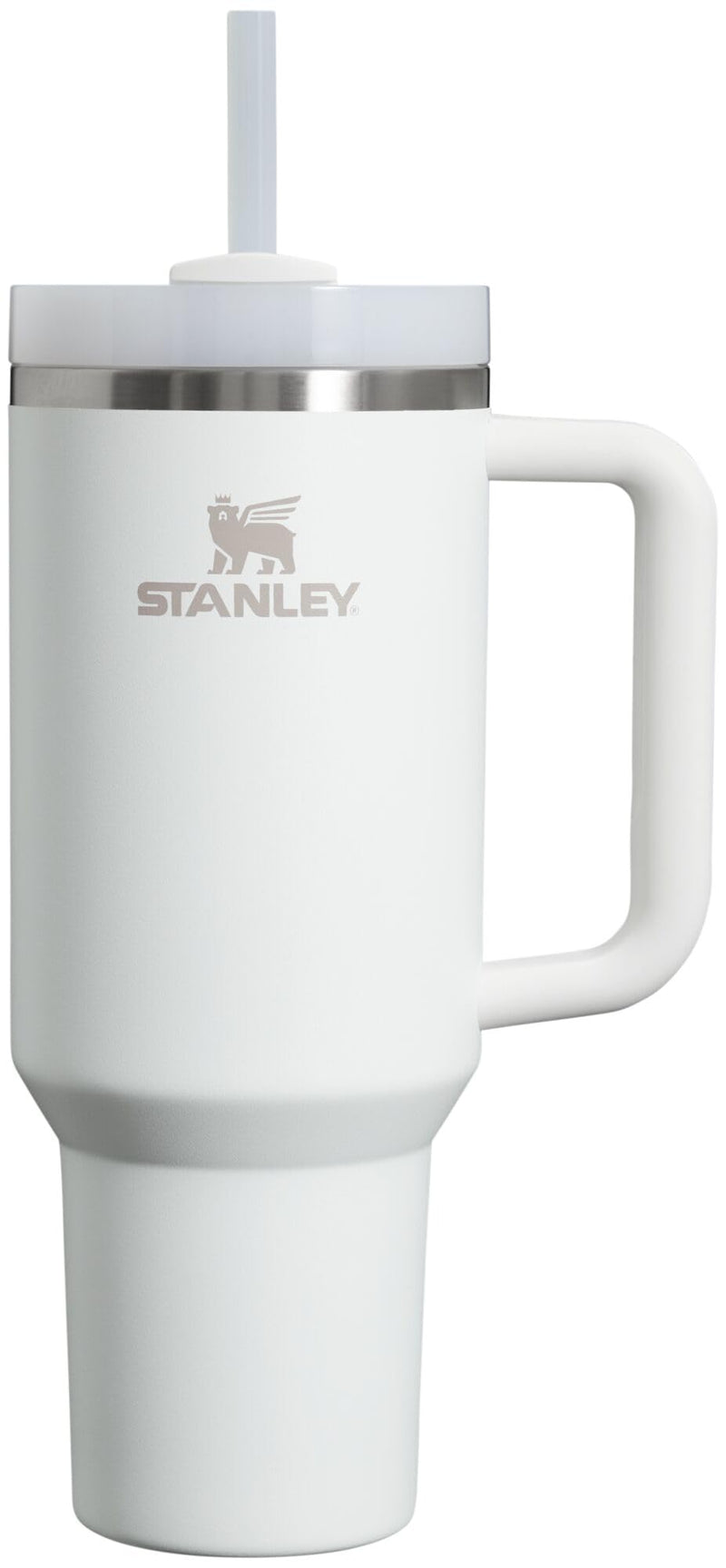STANLEY QUENCHER H2.0 TUMBLER WITH HANDLE AND STRAW 40 OZ 10-12574-001 - FROST - Like New
