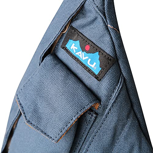 KAVU MINI ROPE BAG COTTON CROSSBODY SLING ONE SIZE OCEAN BLUE - Brand New