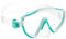 CRESSI TINETTO & IGUANA DRY, KIDS SNORKELING COMBO - AUQA GREEN/WHITE - Like New