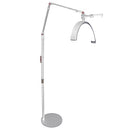 toyshi LED Floor Lamp, Halfmoon Eyelash Lamp, Tattoo Lamp B0C54CFH9B - White - Brand New