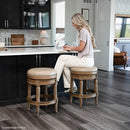 Maven Lane Pullman Backless Bar Stool 31 Inches – Swivel Stool with Footrest - Like New