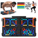 SQUATZ PORTABLE PUSH UP BOARD - PUSH UP BARS INCLUDES 5PCS - SQBK-1 - Like New