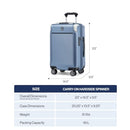 TRAVELPRO PLATINUM ELITE HARDSIDE CARRY-ON LUGGAGE, 21" - SHADOW BLACK - Brand New