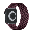APPLE WATCH BAND BRAIDED SOLO LOOP 41MM SIZE 4 - DARK CHERRY - Brand New