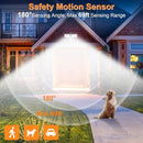 CELAVY 40W 4000 LUMEN LED SECURITY LIGHT, 3000K/5000K Light, CE-2202-A - White - Like New
