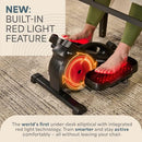 LIFEPRO FLEXSTRIDE UNDER DESK ELLIPTICAL RED LIGHT THERAPY OPTION - RED - Like New