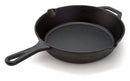 CUISINEL PRE-SEASONED CAST IRON SKILLET 10-INCH W/ HANDLE COVER - BLACK - Like New