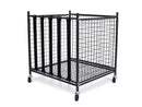 TRUE & TIDY SPORTS EQUIPMENT STORAGE CART WITH ELASTIC STRAPS AND WHEELS - BLACK - Like New
