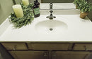 Design House Cultured Marble Side Splash, Ivory Swirl, 550533 - Like New
