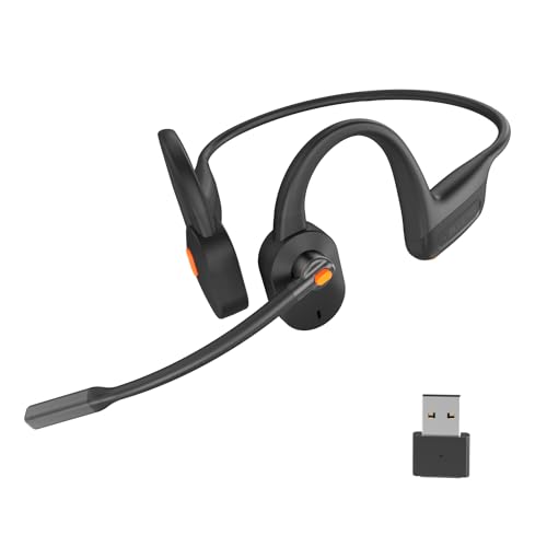BLUE AIR OPEN EAR HEADPHONES WITH MIC DUAL CONNECT BLUETOOTH NOISE CANCELLING - Like New