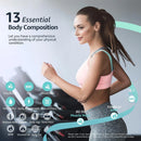 BVEIUGN BODY COMPOSITION ANALYZER DIGITAL BATHROOM SMART SCALE LED - GRAY/BLACK - Like New