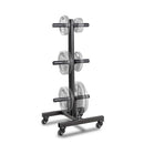 MARCY OLYMPIC WEIGHT PLATE TREE WEIGHT STORAGE RACK PT-5856 - BLACK - Like New
