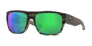 COSTA DEL MAR 6S9033 SAMPAN SUNGLASSES 60MM - MATTE REEF/GREEN MIRROR - Like New
