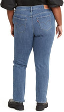 LEVI'S WOMEN'S PLUS SIZE 314 SHAPING STRAIGHT JEANS - SIZE: 14M - LAPIS GEM PLUS - Brand New