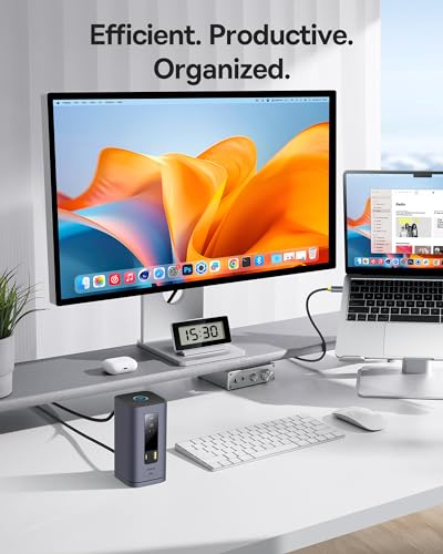 Baseus SpaceMate Docking Station, USB C Docking Station 3 Monitors 4K HDMI - Like New