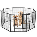 Simple Deluxe Dog Playpen Indoor Outdoor Camping PTPPEN2732Q8BLK - BLACK - Like New