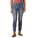 AMAZON ESSENTIALS WOMEN'S MID RISE CURVY SKINNY JEAN SIZE 6 MEDIUM WASH - Brand New