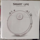 SMART LIFE INTELLIGENT MINI ROBOT VACUUM HARD FLOOR CLEANER - WHITE - Like New